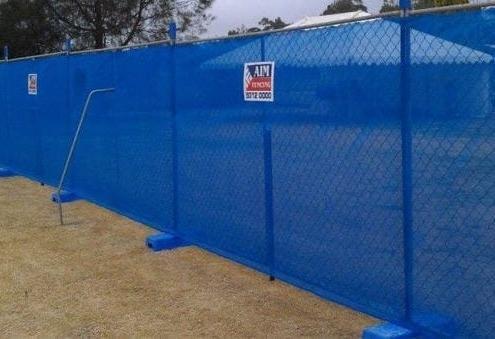 Aim event hire temporary fencing shade cloth 760x460