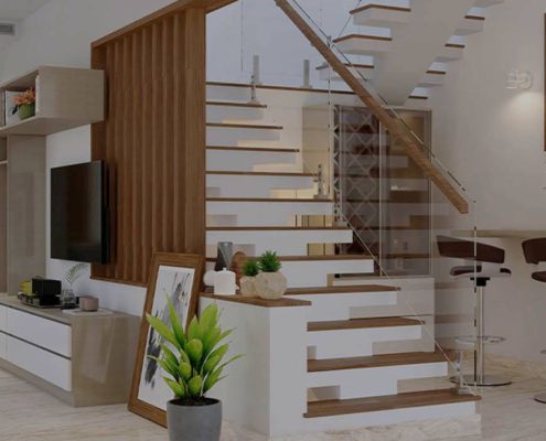 Best Stairs internal architectural floating stairs with timber trim and handrail