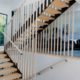 Best Stairs internal staircase timber with black trim and timber panelled balustrade