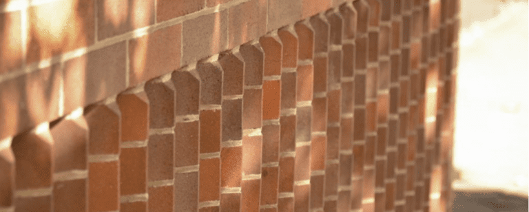 Clay brick fencing