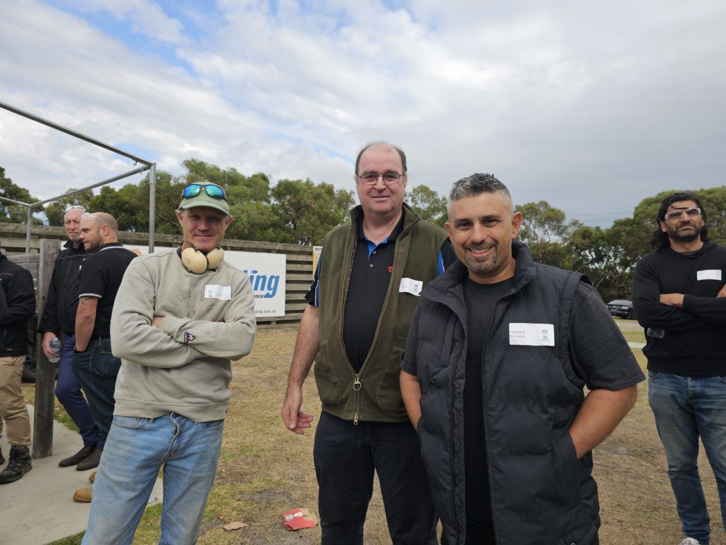 Members at TAG’s clay shooting event