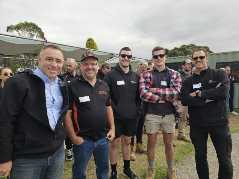 TAG members at Oz Clay Shooting day smiling at the camera