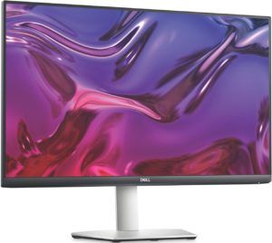 Product photo - Dell computer monitor with colourful wallpaper