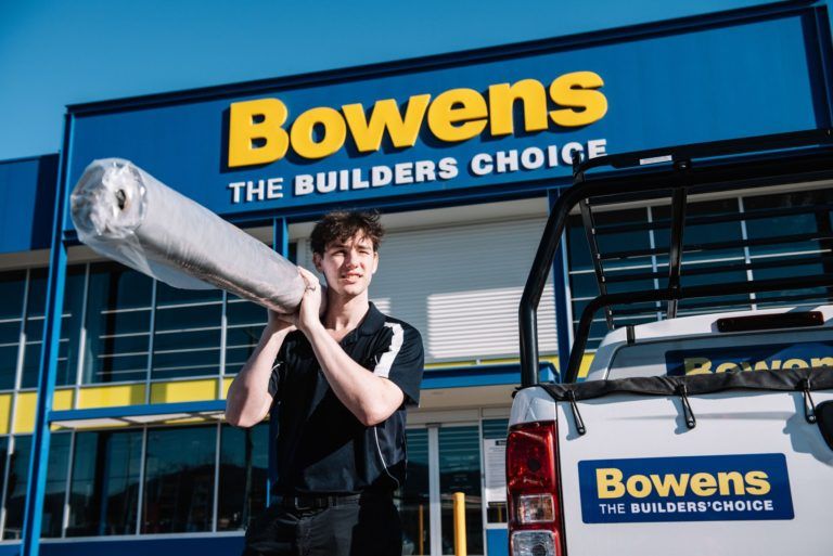 BOWENS CROYDON warehouse and truck with logo