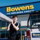 BOWENS CROYDON warehouse and truck with logo