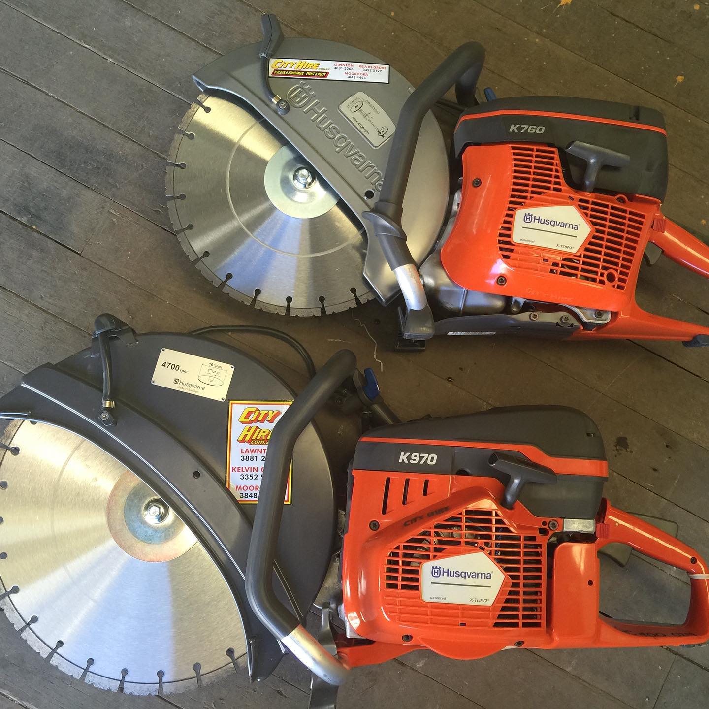 City Hire Circular saws in different sizes