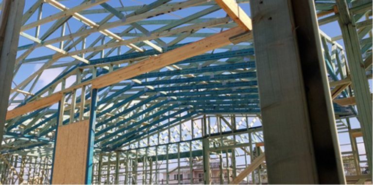 Oxley frame and trusses residential building