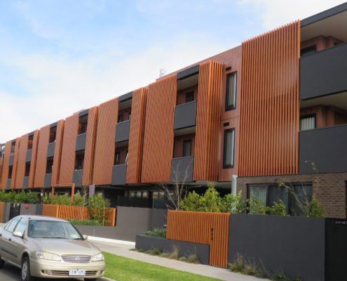 RN Cladding townhouses