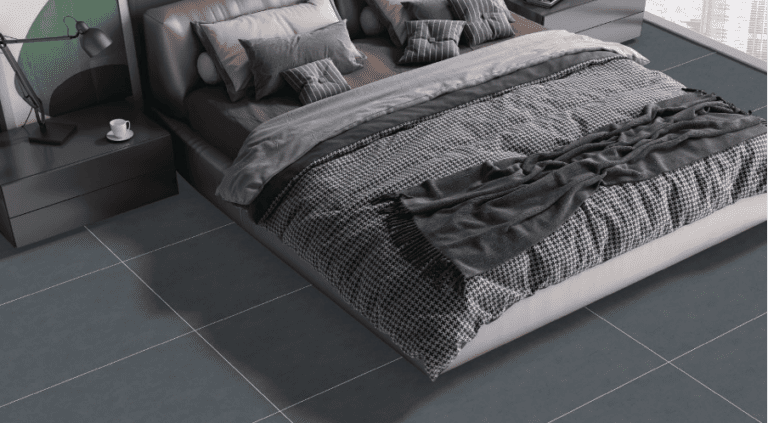 Radiant tiles bedroom