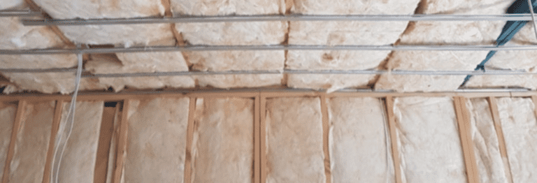 Wall & Ceiling covered in insulation from Pride Insulation