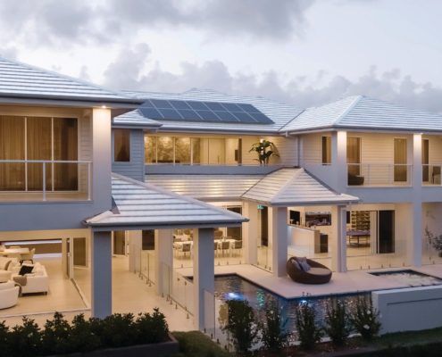 architectural home modern roof tiling