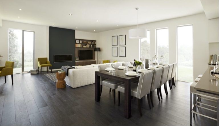ABM windpws and doors interior living and dining room