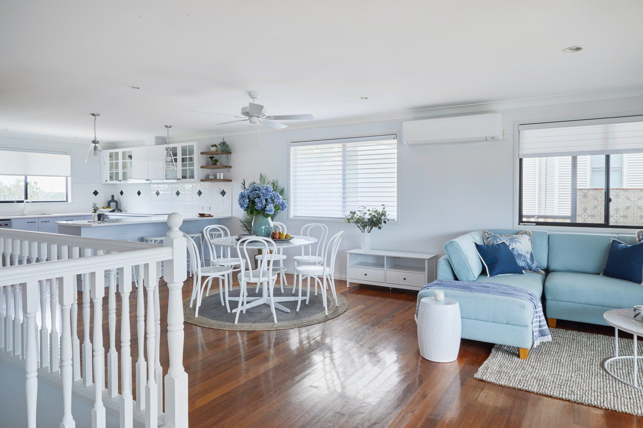 Residential dining and living space timber floors flooring xtra