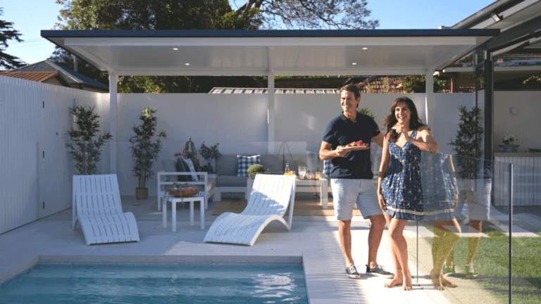 Versiclad outdoor space roof panels