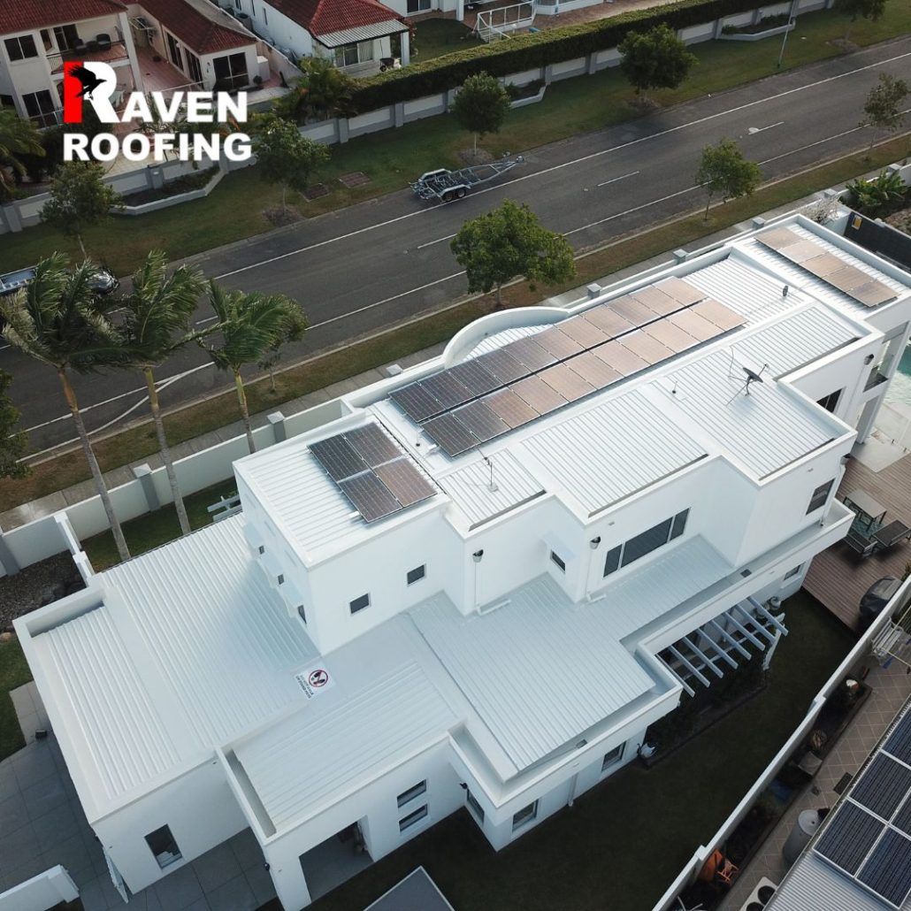 Raven Roofing gold coast re roofing job