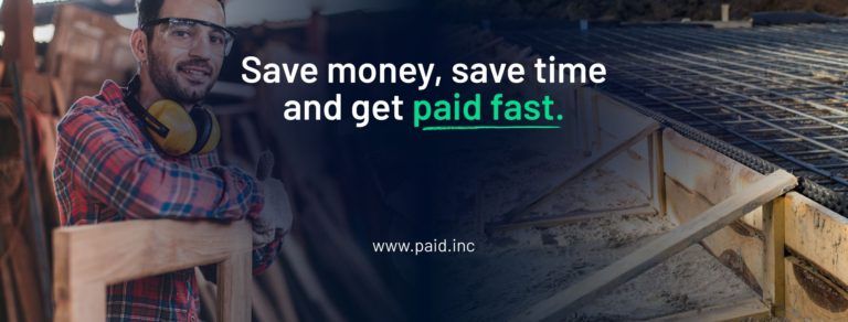 paid feature image tradie on site with text overlay