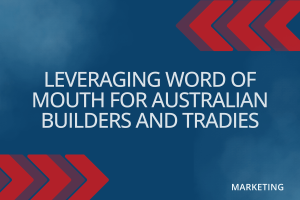 LMS Module Tile Leveraging Word of Mouth for Australian Builders and Tradies