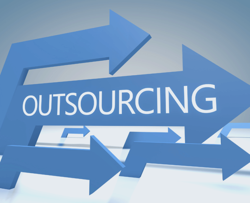 outsourcing graphic