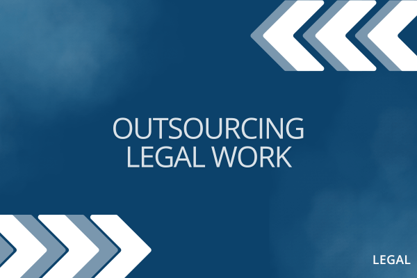 LMS Module Tile outsourcing legal work