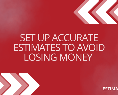 LMS Module Tile set up accurate estimates to avoid losing money