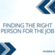 LMS Module Tile finding the right person for the job