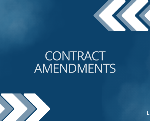LMS Module Tile contract ammendments