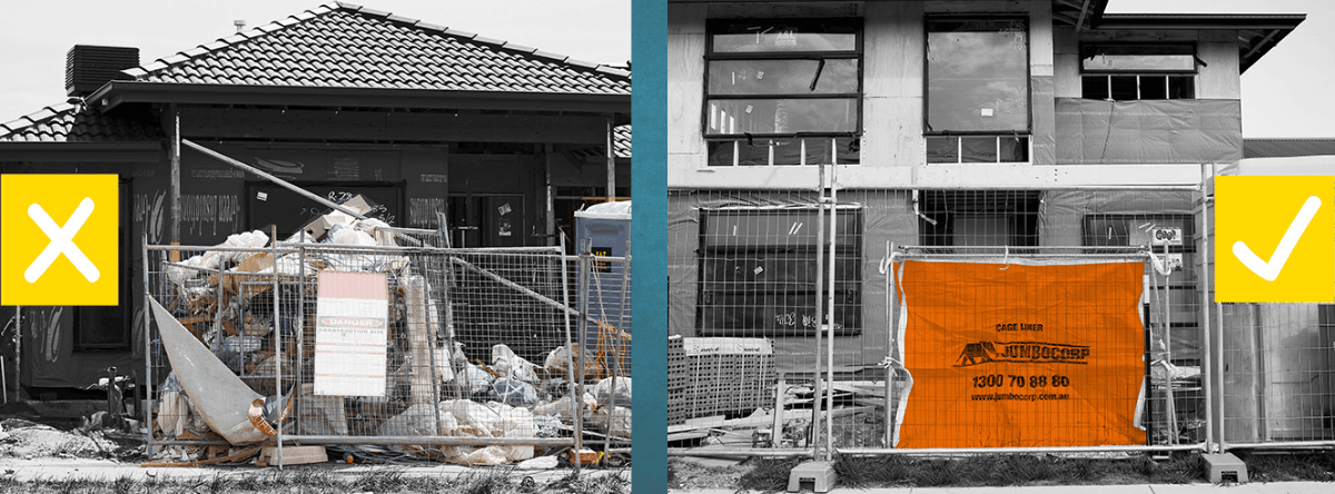 jumbocorp skip. bins on site