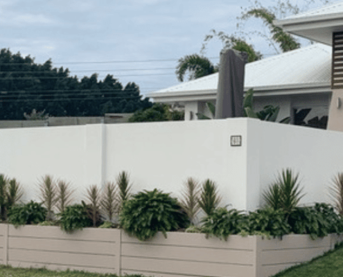 mono-wall banner sound absorbing fence