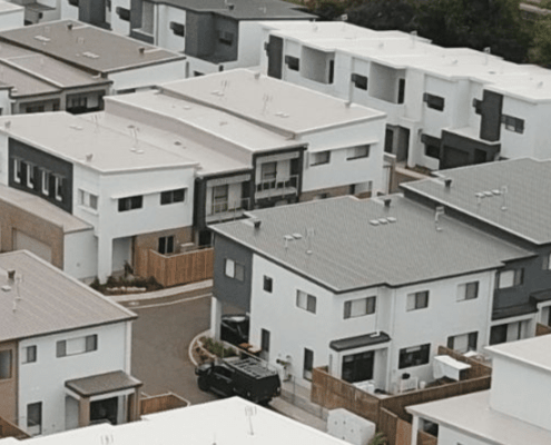 Newsletter Banner colorbond metal roofing townhouses raven roofing