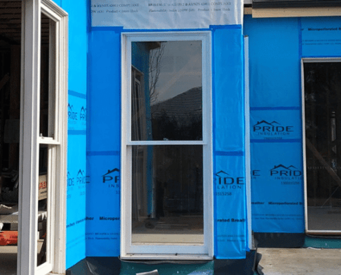 Newsletter Banner blue wall wrap