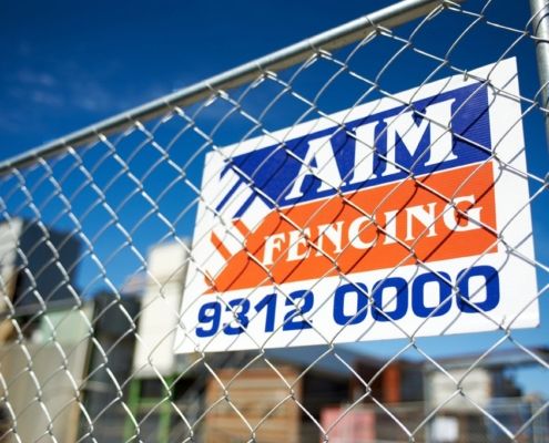 aim fencing with logo