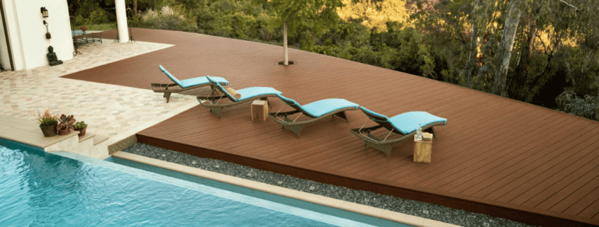 Newsletter Banner composite decking pool side versace timbers