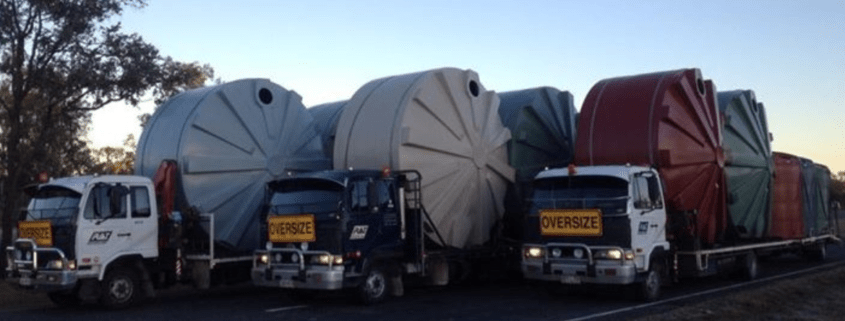 Newsletter Banner poly water tanks on big oversize trucks capital tanks