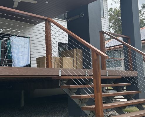header stairs wire balustrade