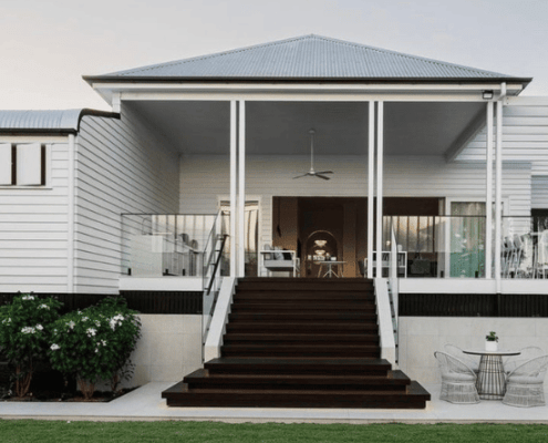 Newsletter Banner raise my house modern white queenslander