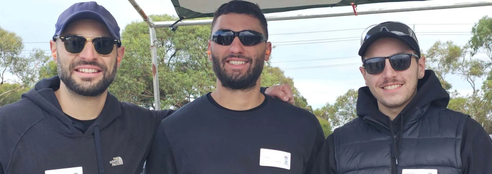 3 TAG Members wearing sunnies 3 TAG Members wearing sunnies