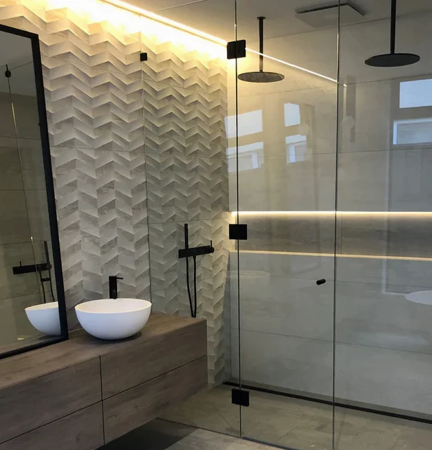 Designer bathware shower