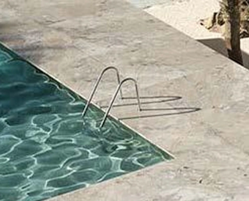 National tiles pool surrounds tiles