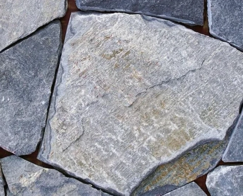 Stone centre grey stone banner