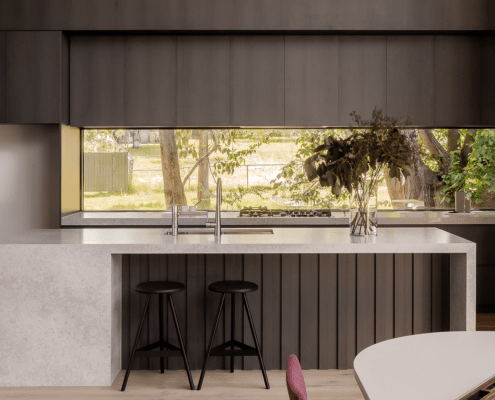 Willoughby and fahy bespoke high contrast kitchen