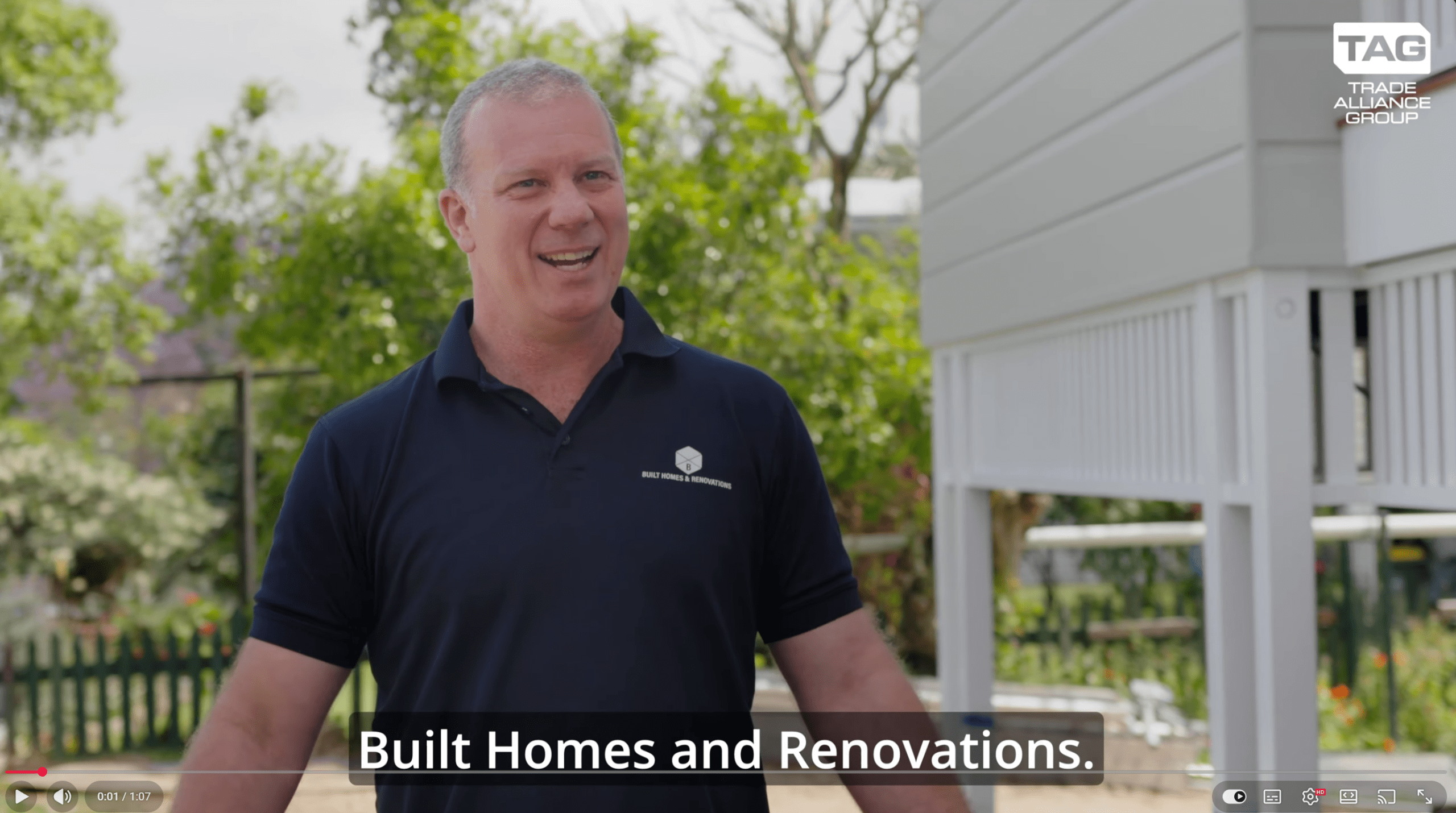 Vide screenshot builthr member testimonial